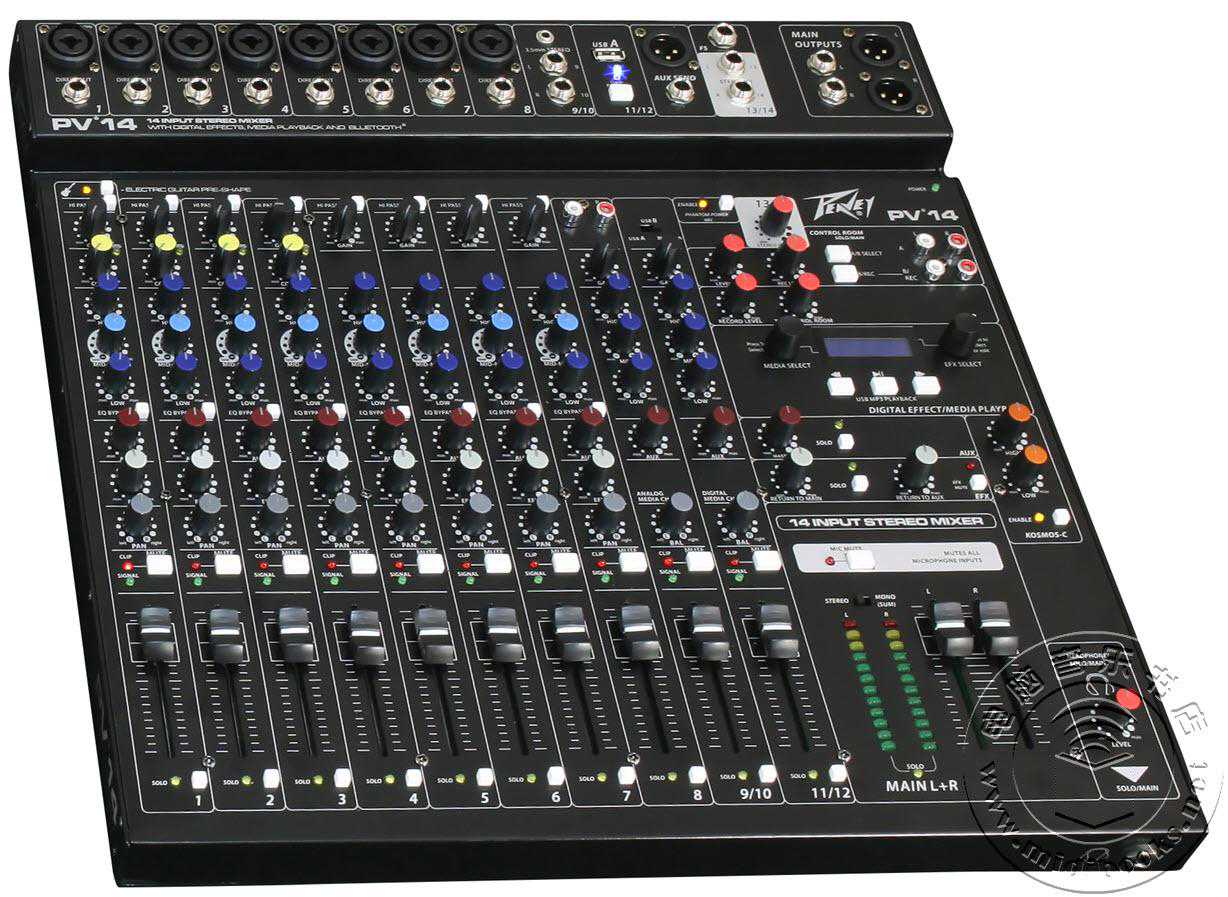 百威音响（Peavey）宣布PV系列调音台将添加蓝牙技术