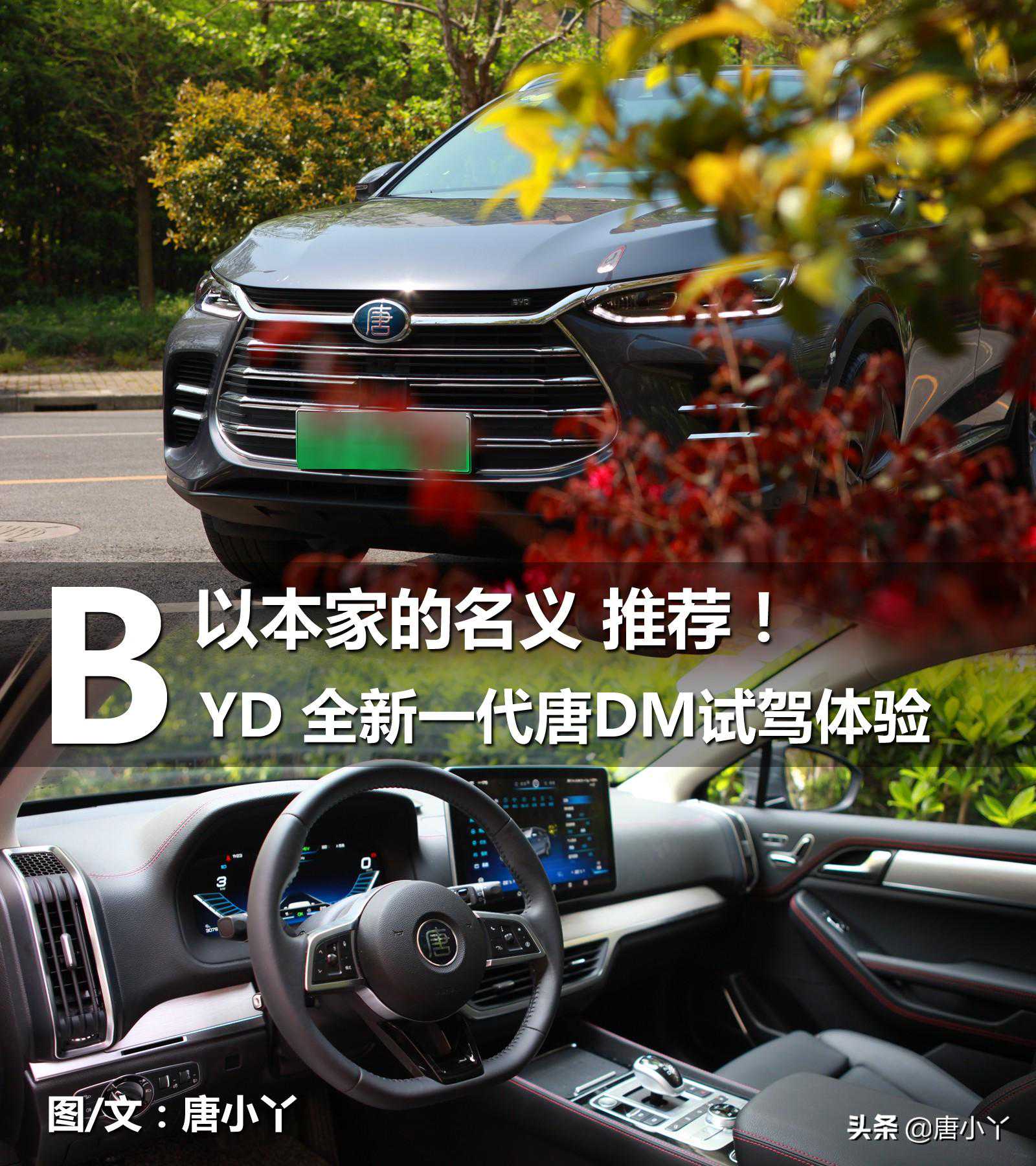 以本家的名义推荐 比亚迪唐DM——可以约！