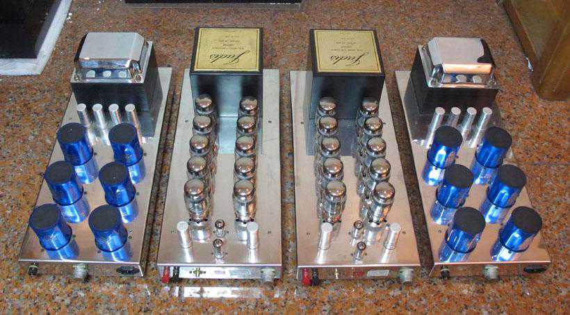 法国JADIS JA200四件式功放后级，拆解维修赏析，更换变质零件