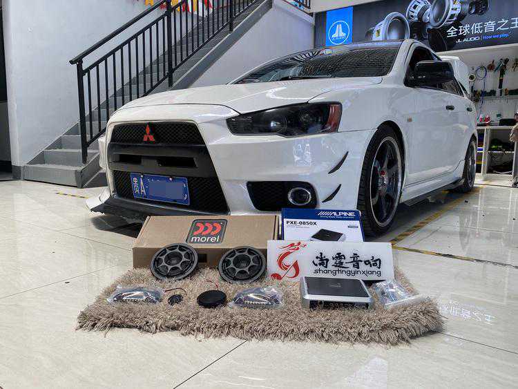 三菱翼神汽车音响三分频A柱倒模详解 贵阳尚霆改装摩雷优特声套装