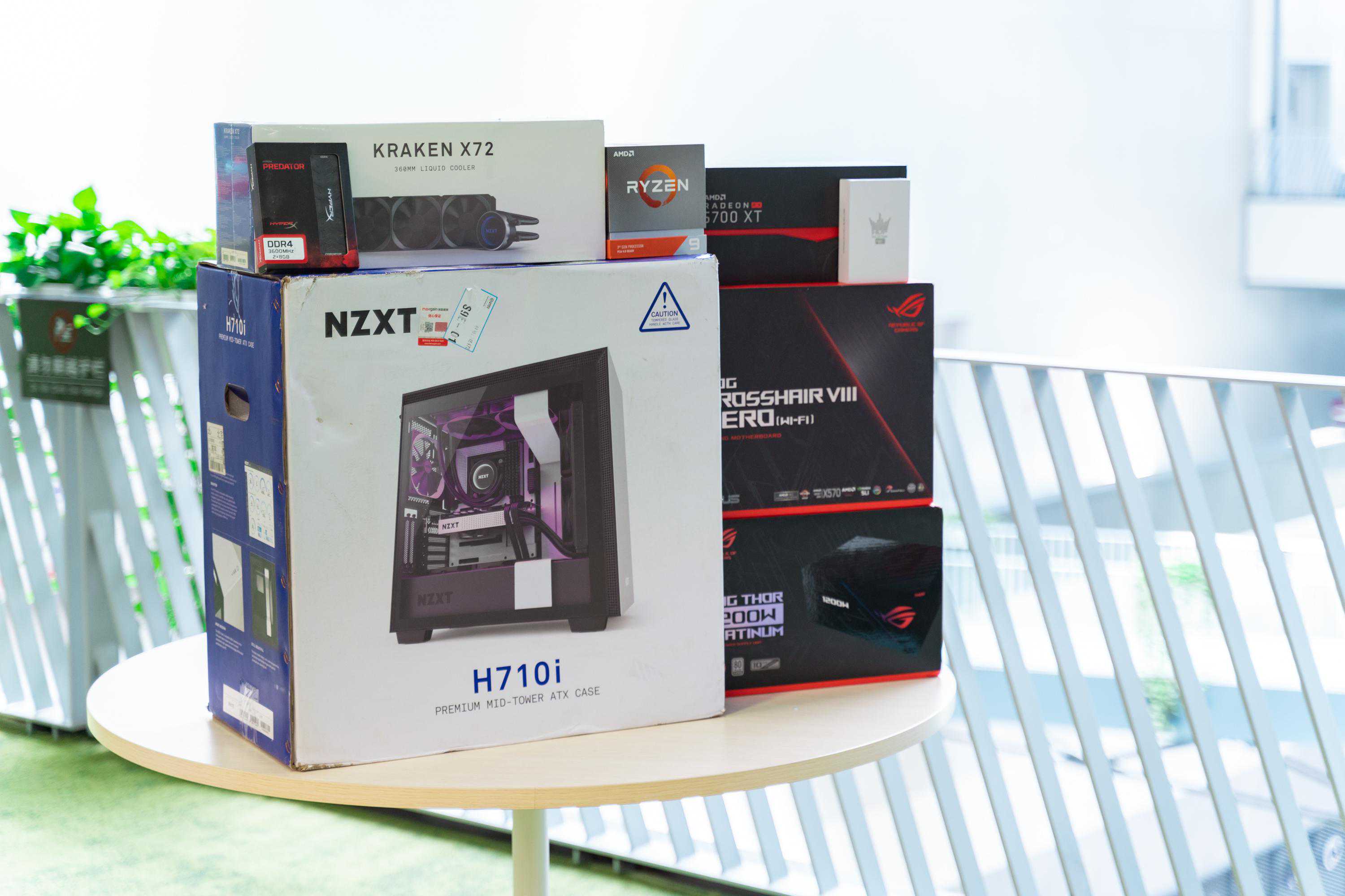 “七”里飘香 7nm AMD 3900X+5700xt信仰套装攒机